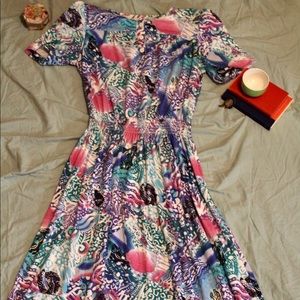 Vintage 80s Jordan Michaels Dress